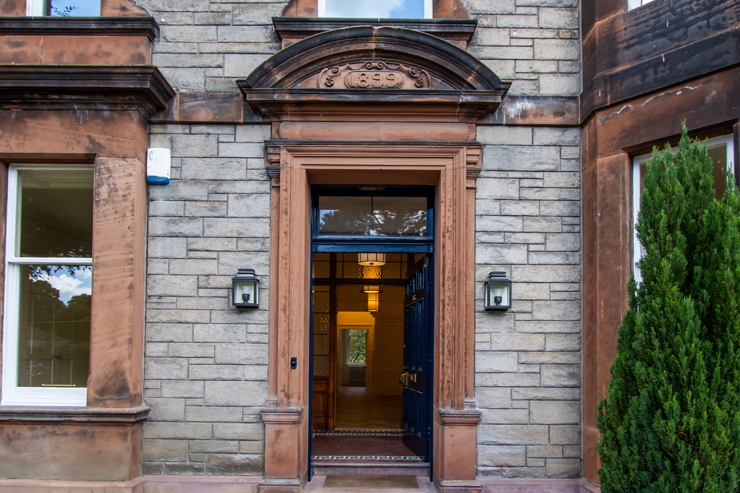Exterior of the renovated Inverleith family home