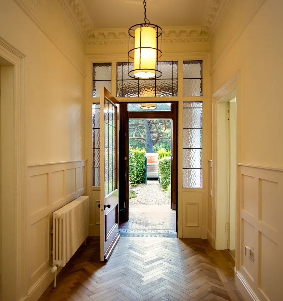 Hall, part of the Inverleith renovation by Allied Development