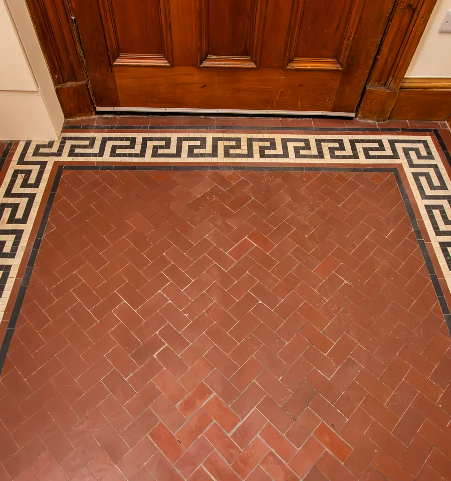 Hall tiles, part of the Inverleith renovation by Allied Development