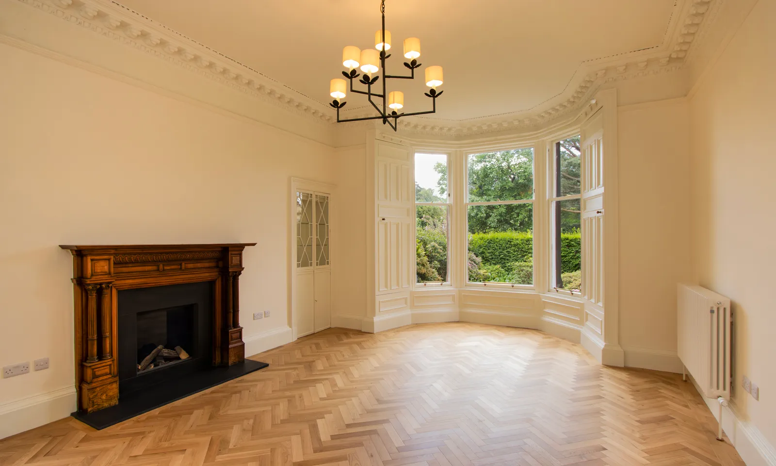 Renovated living room, part of the Inverleith renovation