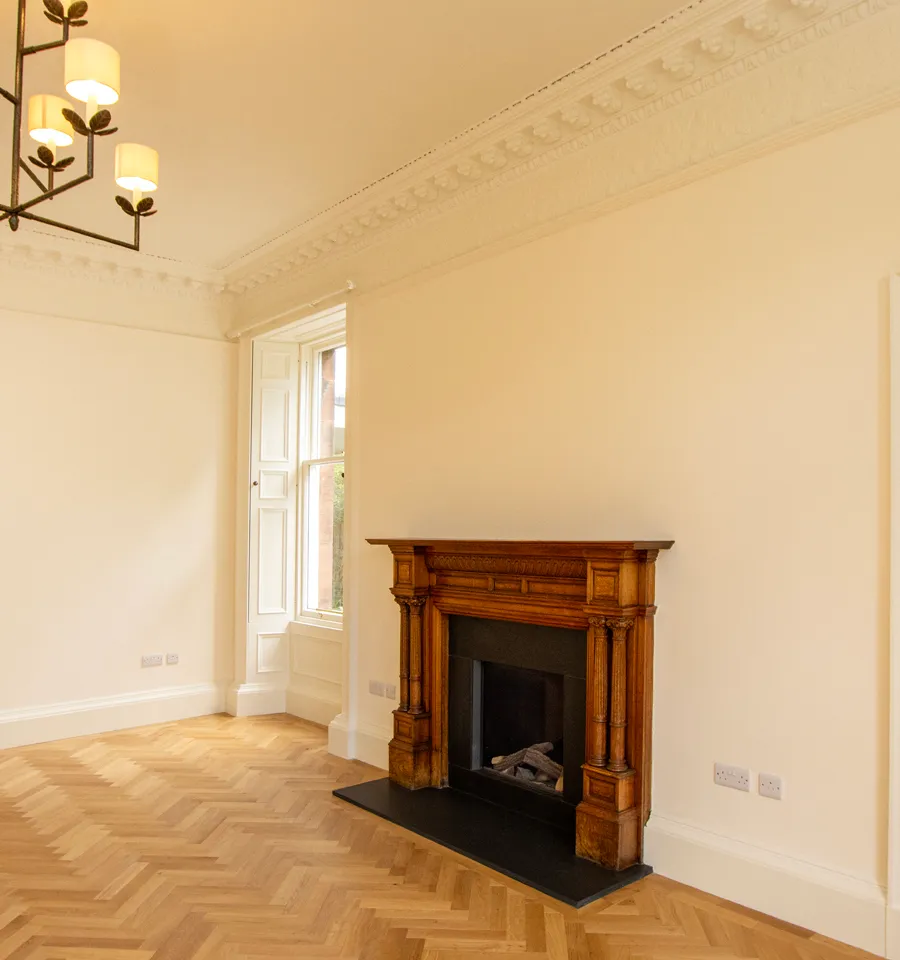 Living, part of the Inverleith renovation by Allied Development