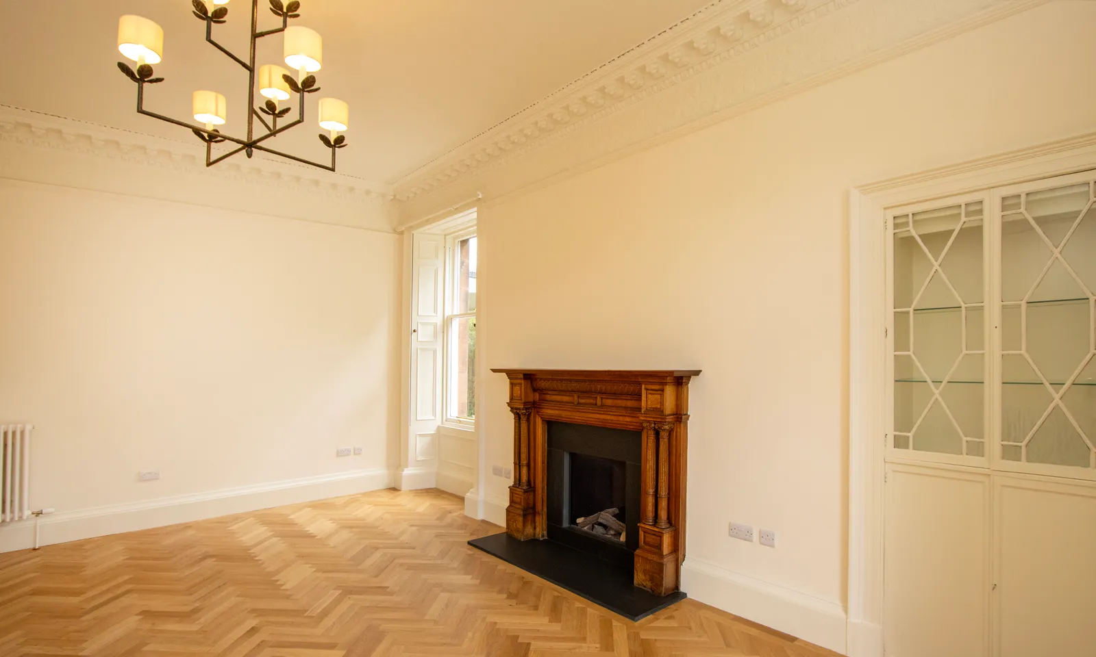 Living room detail, part of the Inverleith renovation
