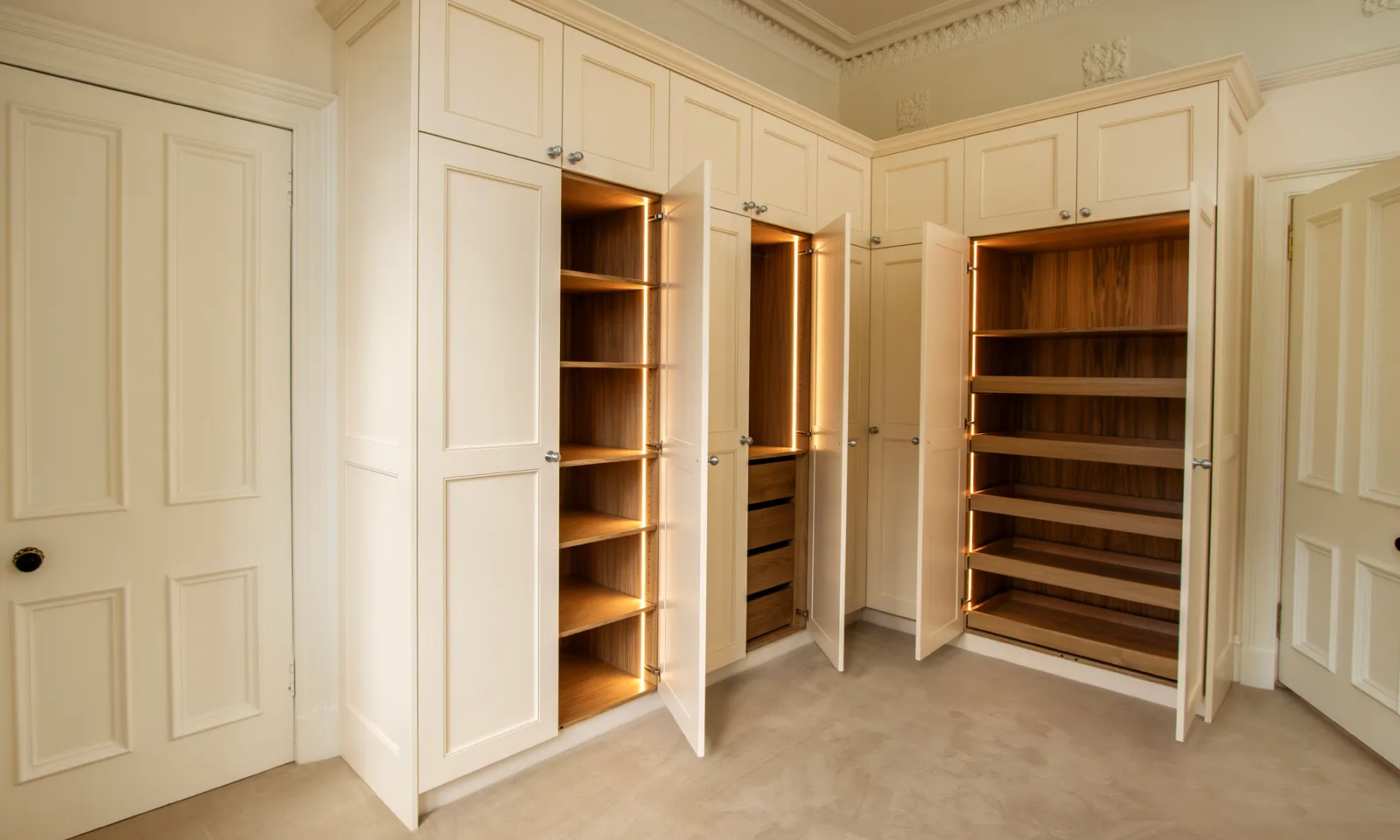 Master bedroom detail, part of the Inverleith renovation