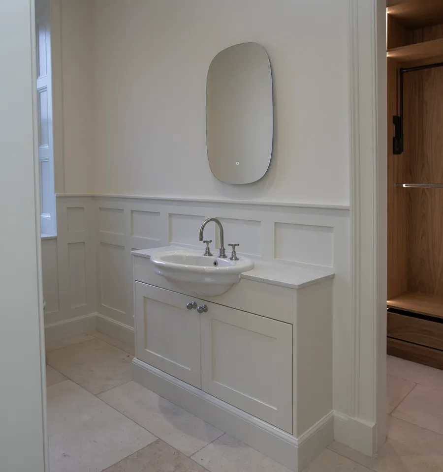 Ensuite, part of the Inverleith renovation by Allied Development