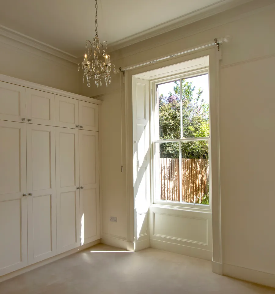Bedroom, part of the Inverleith renovation by Allied Development